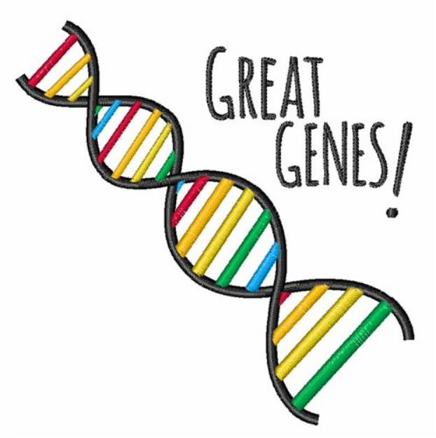 Picture of Great Genes Machine Embroidery Design