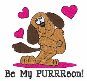 Picture of Be My Purrrson Machine Embroidery Design