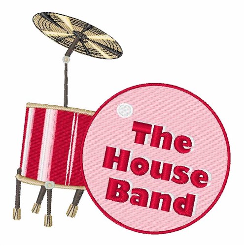 House Band Machine Embroidery Design