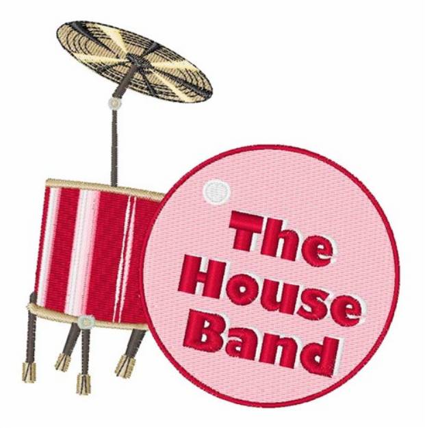 Picture of House Band Machine Embroidery Design