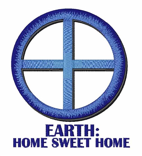 Earth Home Machine Embroidery Design