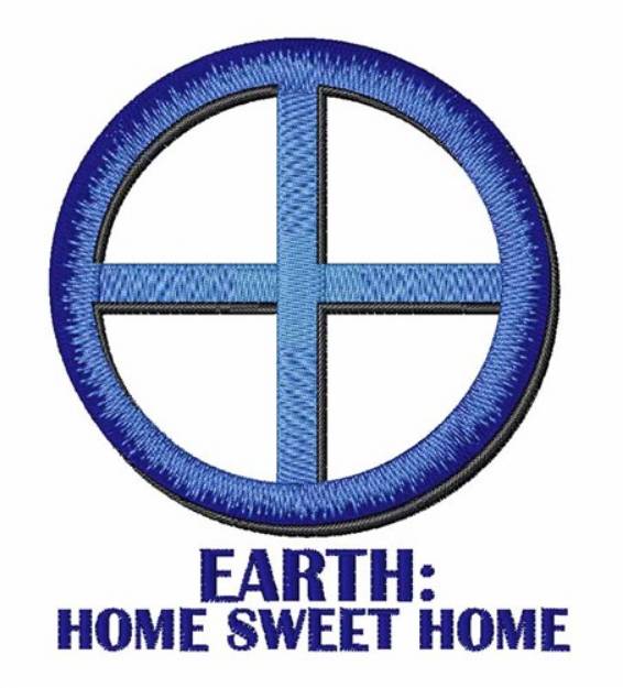 Picture of Earth Home Machine Embroidery Design