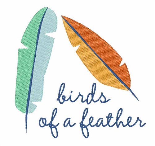 Birds Of Feather Machine Embroidery Design