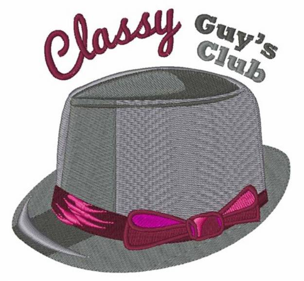 Picture of Classy Hat Machine Embroidery Design