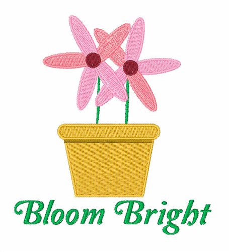 Bloom Bright Machine Embroidery Design