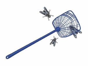 Picture of Fly Swatter Machine Embroidery Design