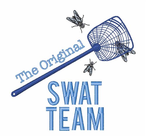 Swat Team Machine Embroidery Design