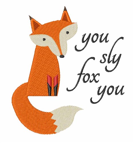 Sly Fox Machine Embroidery Design