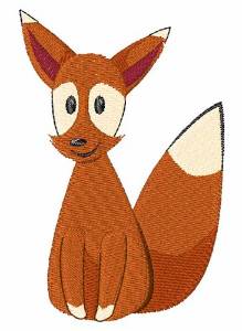 Picture of Fox Animal Machine Embroidery Design