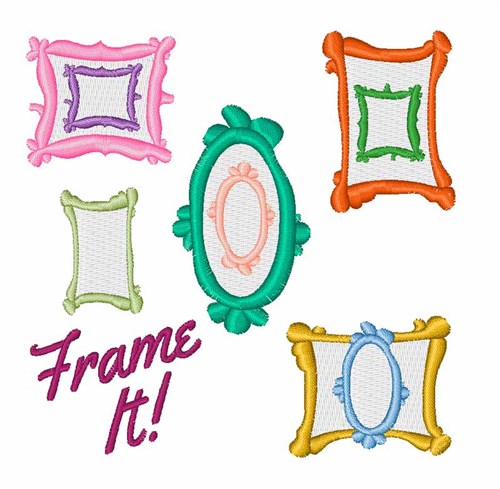 Frame It! Machine Embroidery Design