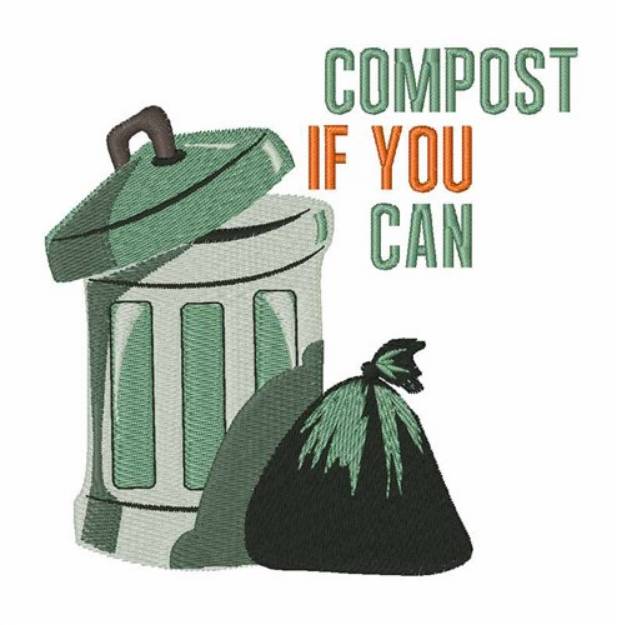 Picture of Compost Can Machine Embroidery Design