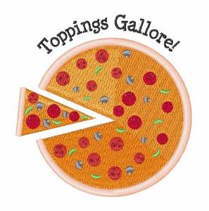 Picture of Toppings Gallore Machine Embroidery Design