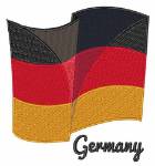 Picture of Flag of Germany Machine Embroidery Design
