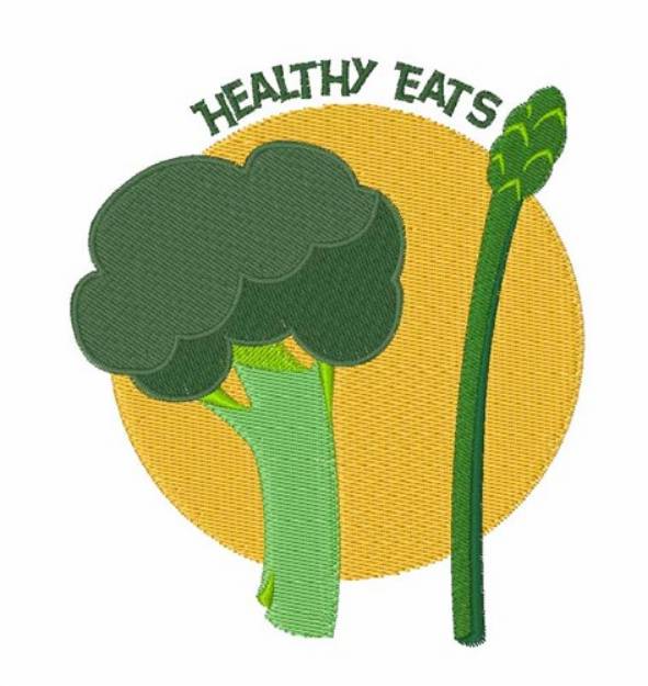 Picture of Healthy Eats Machine Embroidery Design