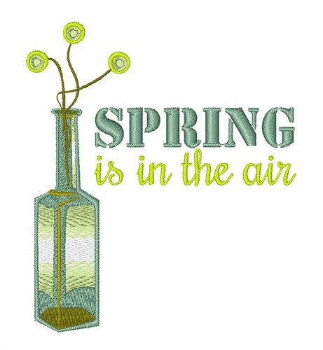 Spring Air Machine Embroidery Design