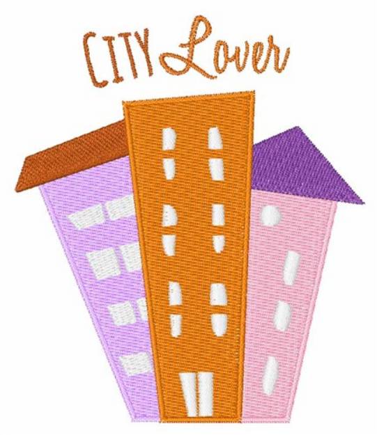 Picture of City Lover Machine Embroidery Design