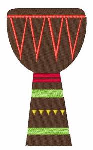 Picture of African Djembe Drum Machine Embroidery Design