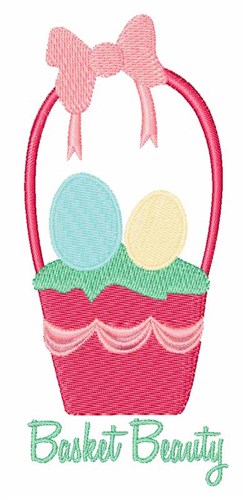 Basket Beauty Machine Embroidery Design
