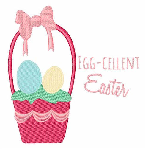 Egg-cellent Easter Machine Embroidery Design