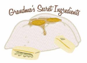 Picture of Grandmas Secret Ingredient Machine Embroidery Design