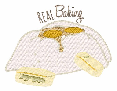 Real Baking Machine Embroidery Design