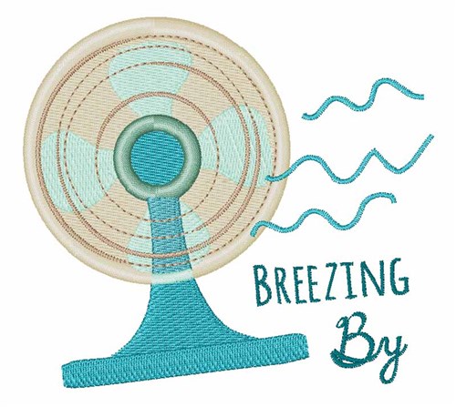 Breezing By Machine Embroidery Design