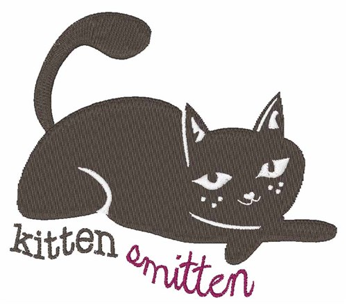 Kitten Smitten Machine Embroidery Design
