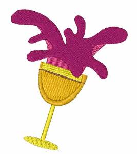 Picture of Spilled Wine Machine Embroidery Design