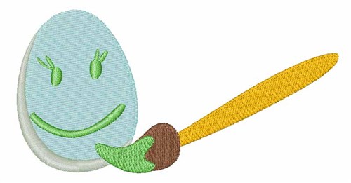 Coloring Easter Egg Machine Embroidery Design