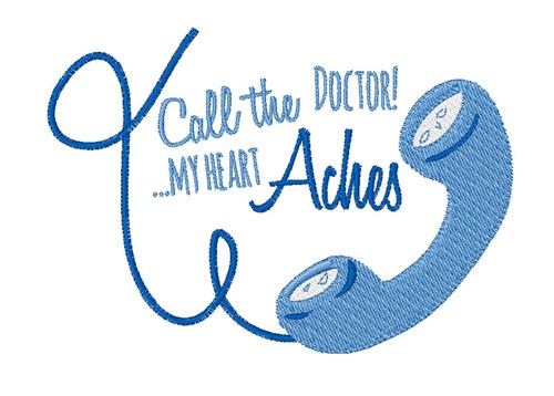 Call The Doctor Machine Embroidery Design