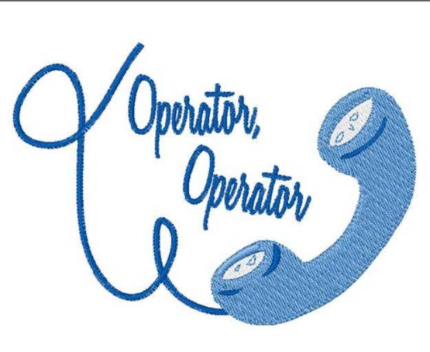 Picture of Operator Operator Machine Embroidery Design