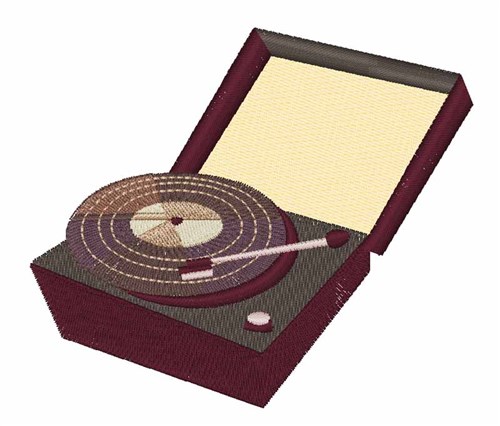 Turntable Machine Embroidery Design