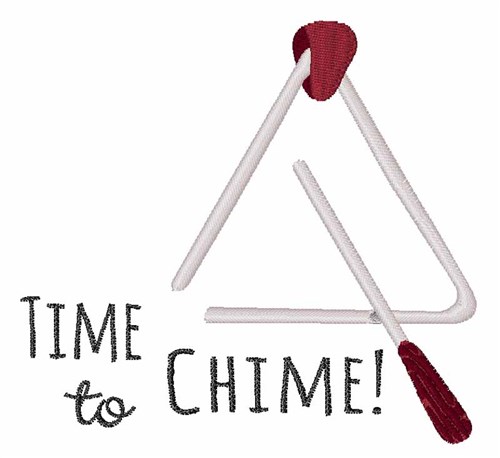 Time To Chime Machine Embroidery Design