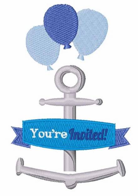 Picture of Youre Invited Machine Embroidery Design