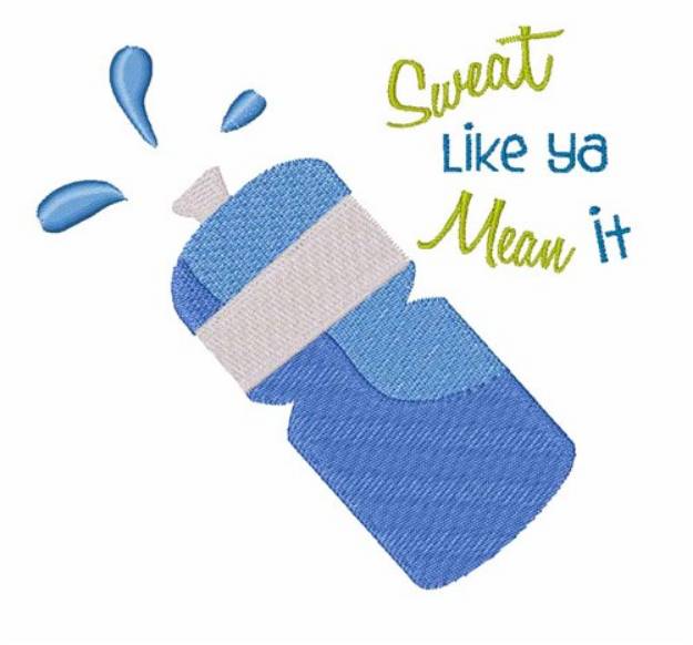 Picture of Water Bottle Machine Embroidery Design
