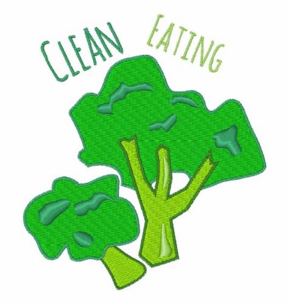 Picture of Clean Eating Machine Embroidery Design