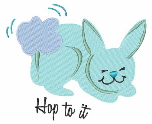 Picture of Hop To It Machine Embroidery Design