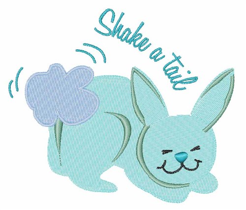 Shake A Tail Machine Embroidery Design