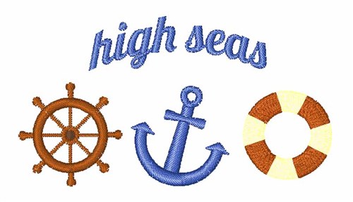 High Seas Machine Embroidery Design