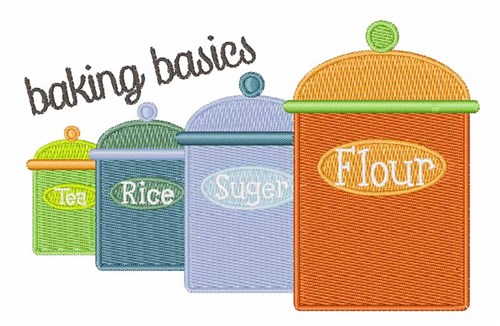 Baking Basics Machine Embroidery Design