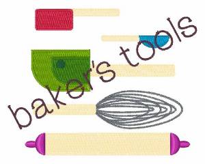 Picture of Bakers Tools Machine Embroidery Design