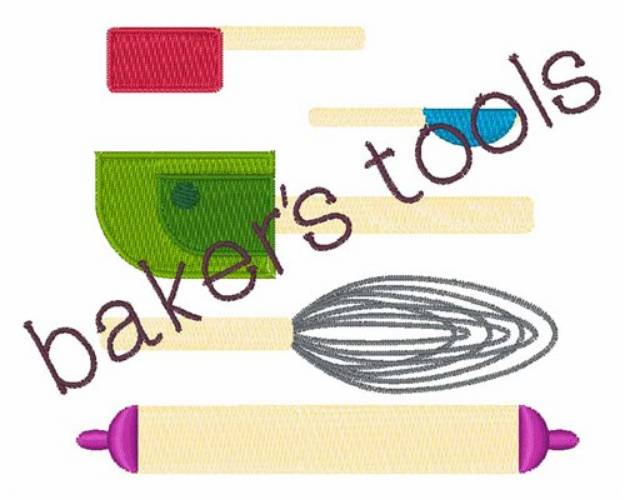 Picture of Bakers Tools Machine Embroidery Design