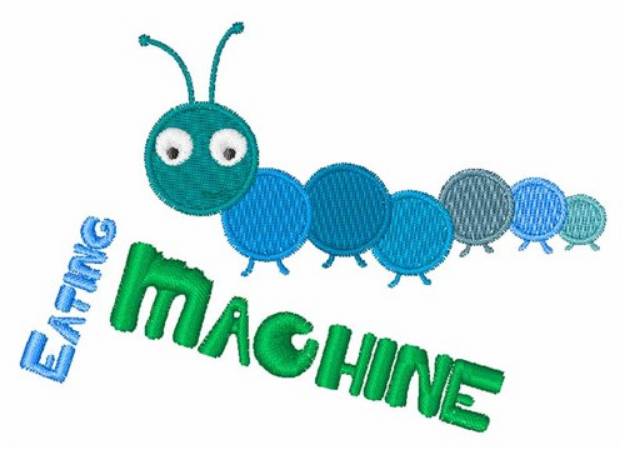 Picture of Eating Machine Machine Embroidery Design