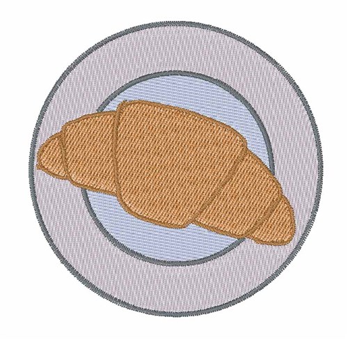 Croissant Machine Embroidery Design
