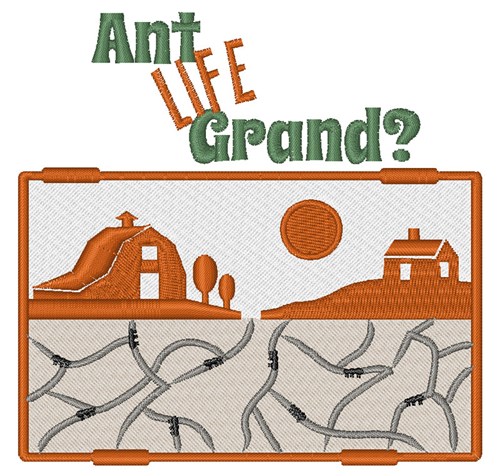 Ant Life Grand Machine Embroidery Design