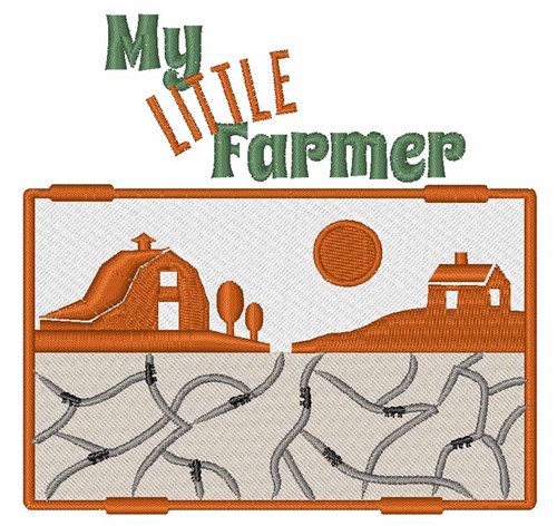 My Little Farmer Machine Embroidery Design