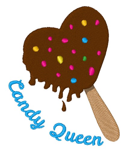 Candy Queen Machine Embroidery Design