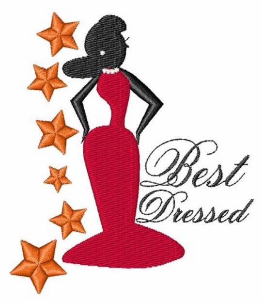 Picture of Best Dressed Machine Embroidery Design