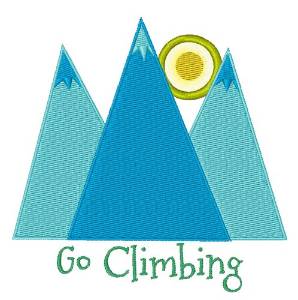 Picture of Go Climbing Machine Embroidery Design