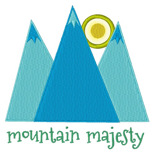 Mountain Majesty Machine Embroidery Design
